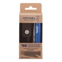 Opinel Coltellino No. 08 Con Custodia In Pelle Sintetica Blu-image