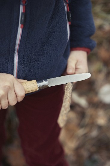 Карманный нож, нержавеющая сталь, 8 см, "My first", Natural - Opinel