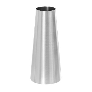 Vase, stainless steel, 19.5 x 9 cm - Zokura