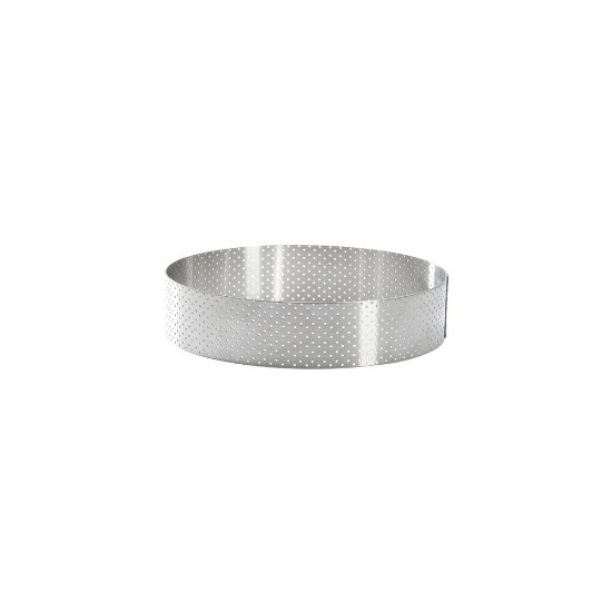Δαχτυλίδι τάρτας διάτρητο, από ανοξείδωτο ατσάλι, 15,5 cm - de Buyer