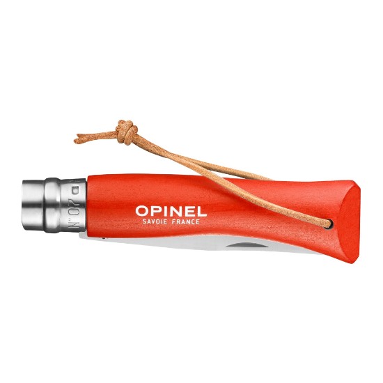 Canivete N°07, aço inox, 8 cm, "Colorama", Orange - Opinel