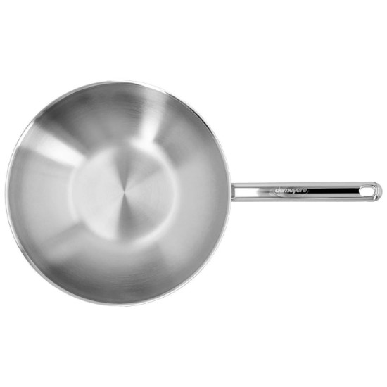 Poêle Wok, acier inoxydable, 7 plis, 26 cm / 2 L, "Apollo" - Demeyere