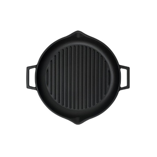 Grill pan, made of cast iron, with lid, 30 cm - LAVA