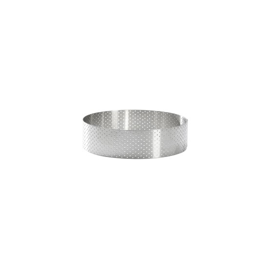 Кольцо для тарталеток с перфорацией, 7,5 см, нержавеющая сталь - de Buyer