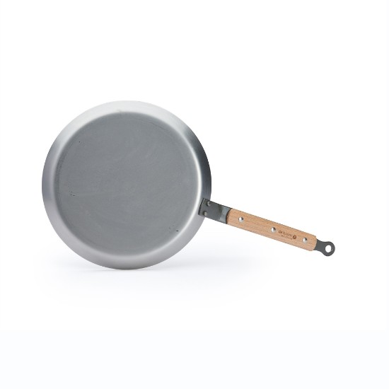 Crêpe pan, steel, 24 cm, "Mineral B Bois" - de Buyer