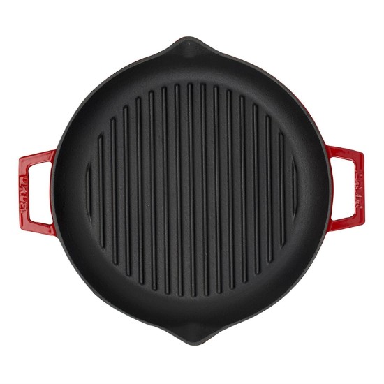 Grill pan, 26 cm, ħadid fondut, aħmar - marka LAVA