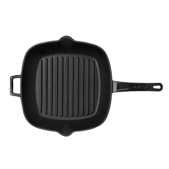 Grill pan, 26 x 26 cm, black - LAVA brand