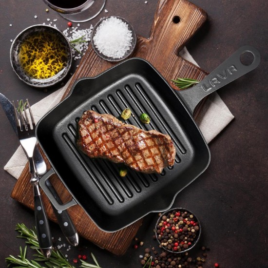 Taġen kwadru tal-grill, ħadid fondut, 19.5 x 19.5 ċm - LAVA