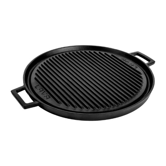 Grill, 34 cm, støbejern - LAVA