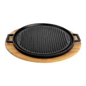 Gjutjärnsgrill med stativ, 34 cm - LAVA