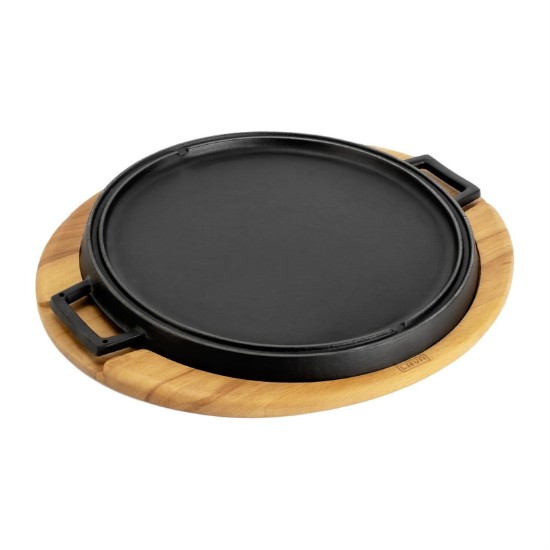 Cast iron grill with stand, 34 cm - LAVA