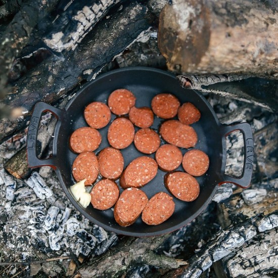 Ketaus indas, 16 cm, raudonas - LAVA prekės ženklas