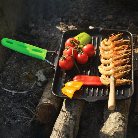 Grill tava, 21 x 30 cm, zelena - marke LAVA