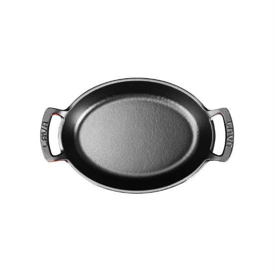 Ovali orkaitės forma, ketaus, 23 x 17 cm, raudona - LAVA