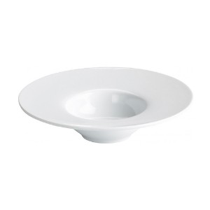 Talerz do serwowania risotto, porcelana, 28 x 6 cm, Bordeaux – Viejo Valle