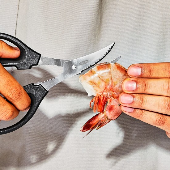 Jūros gėrybių žirklės, nerūdijantis plienas, 19 cm, "Good Grips" - OXO