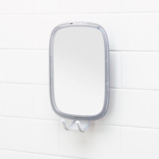 Bezmiglas vannas istabas spogulis ar piesūcekni, 33,5x18cm, "Good Grips" - OXO