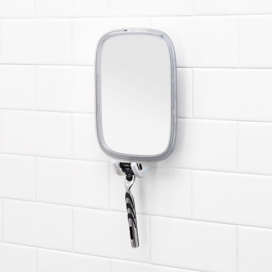 Koupelnové zrcadlo nezamlžující se s přísavkou, 33,5 x 18 cm, "Good Grips" - OXO