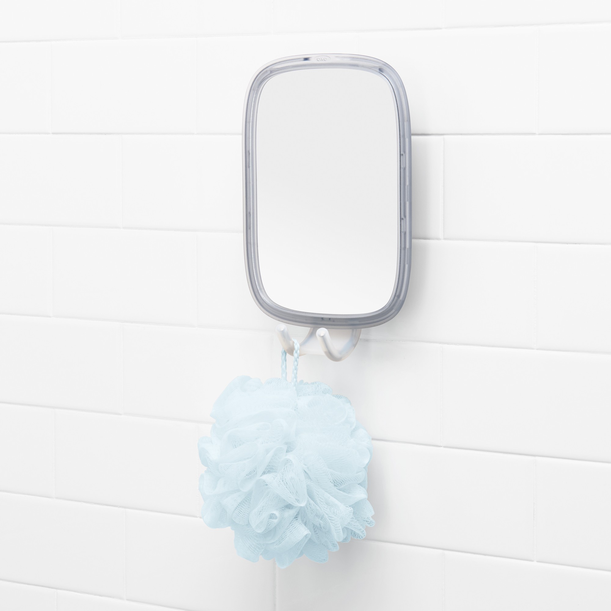 Fog-free bathroom mirror, with suction cup, 33.5x18cm, Good Grips - OXO