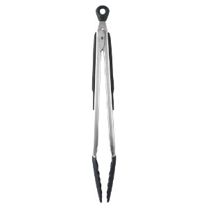 Kitchen tongs, stainless steel, 35cm, "Good Grips" - OXO