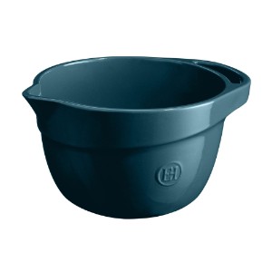Mixing bowl, ceramic, 23.5cm/4.5L, Blue Flame - Emile Henry