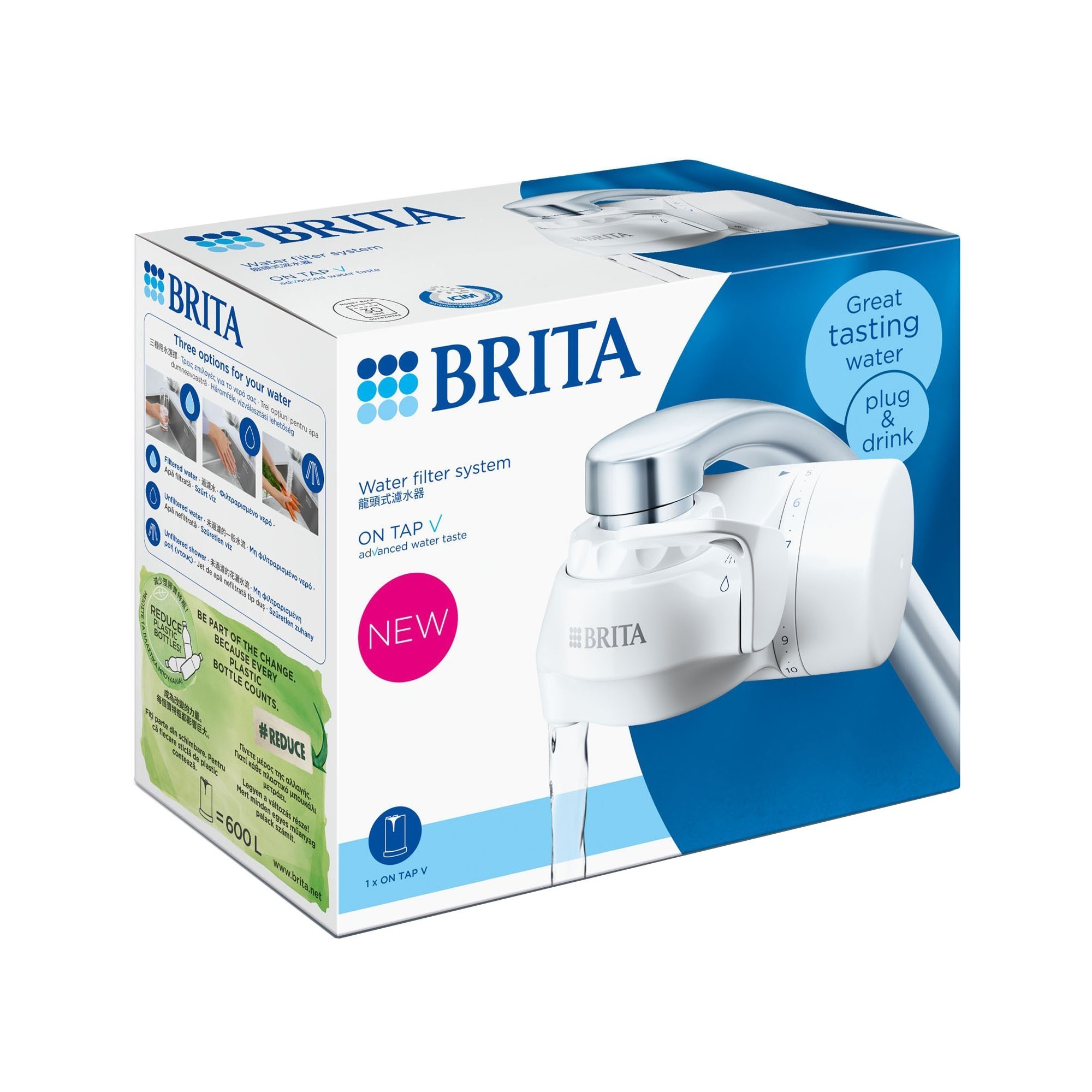 Recharge de filtre à eau Brita OnTap 1200L pour système de filtration sur  robinet (1 paquet)