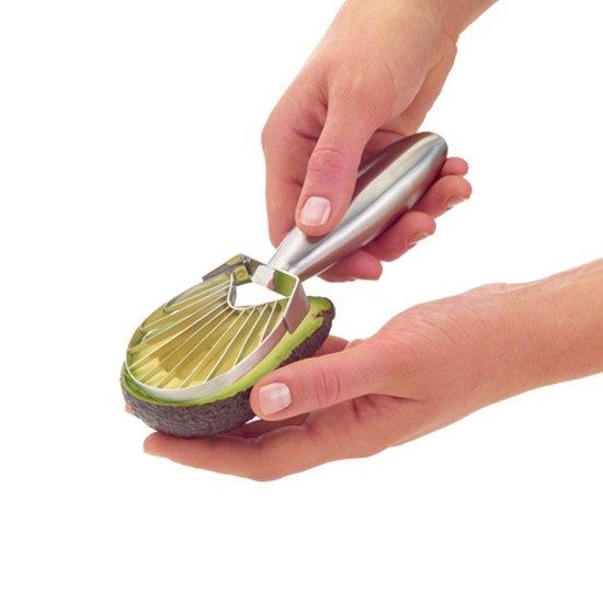 Avocado-skæreredskab, 18 cm, rustfrit stål - fra Kitchen Craft