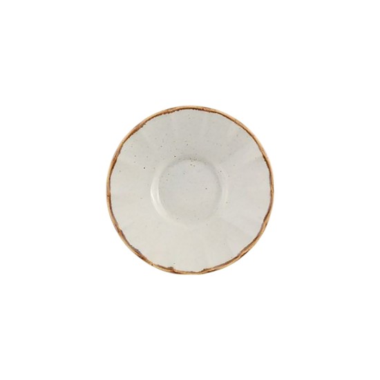 Saucer le haghaidh cupán tae, poirceallán, 12cm, "Séasúir", Gray - Porland