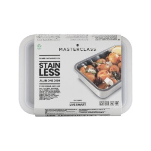 Lebensmittelbehälter, Edelstahl, 1300 ml, „MasterClass“ – Marke Kitchen Craft
