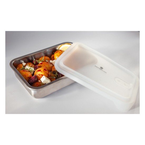 Food container, stainless steel, 1300 ml - MasterClass