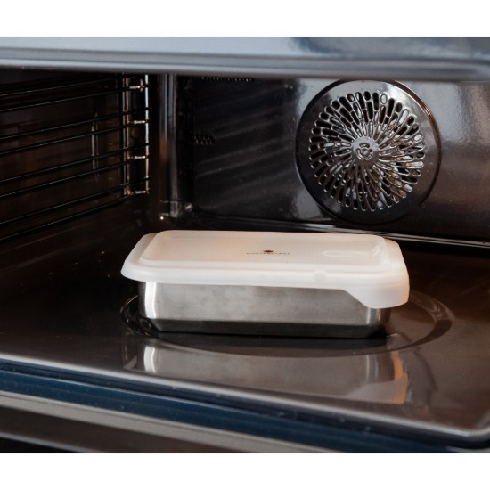 Food container, stainless steel, 1300 ml - MasterClass