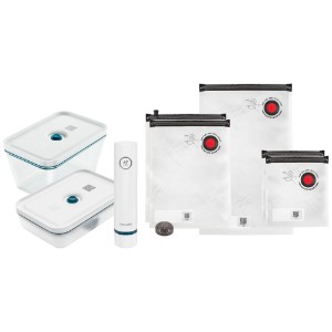  8-Piece "FRESH & SAVE" starter set vacuum pump and containers, La Mer - Zwilling