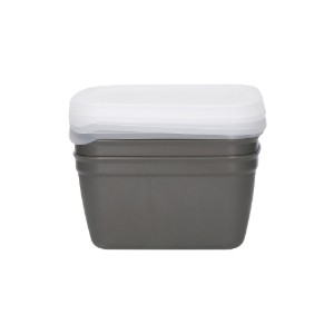 3-delt opbevaringsbeholdersæt, bioplast, 900 ml - Natural Elements