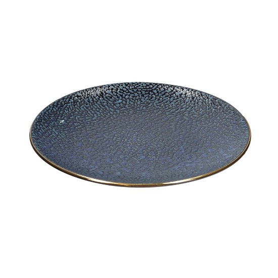 Porcelain plate, 22 cm, Indigo Blue, "Satori" - Mikasa