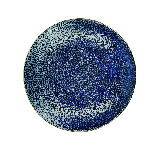 Assiette en porcelaine, 22 cm, Indigo Blue, "Satori" - Mikasa