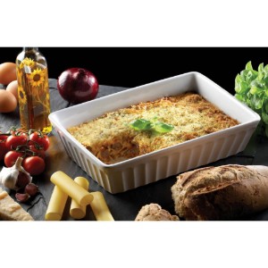 Lasagne-Auflaufform, Keramik, 20 x 29 cm, "World of Flavours“ – Kitchen Craft