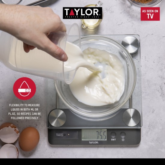 Bilancia da cucina, 14,4 kg - Taylor Pro