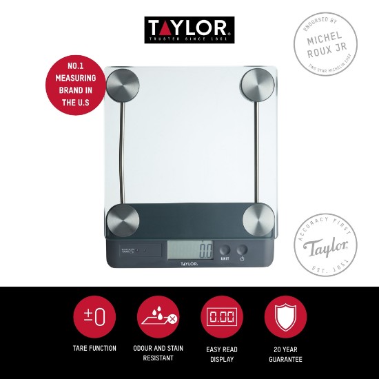 Skala tal-kċina, 14.4kg, "Taylor Pro" - Kitchen Craft