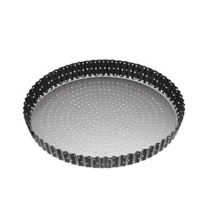 Perforeret non-stick bageform, stål, 28 cm, "Master Class" - Kitchen Craft