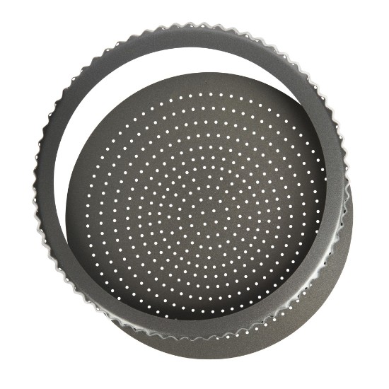 Perforated non-stick baking mould, steel, 28 cm, "Master Class" - Kitchen Craft