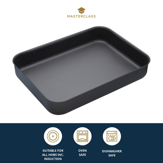 Non-stick baking tray, anodized aluminium, 42 x 32 cm, "Master Class" - Kitchen Craft