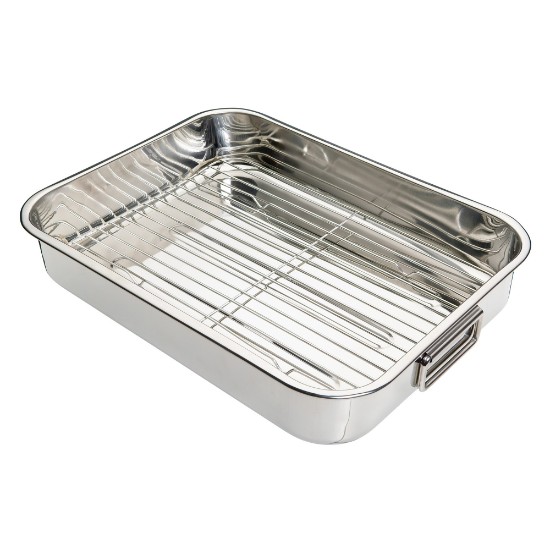 Tava pentru friptura, inox, 43 x 31cm - Kitchen Craft