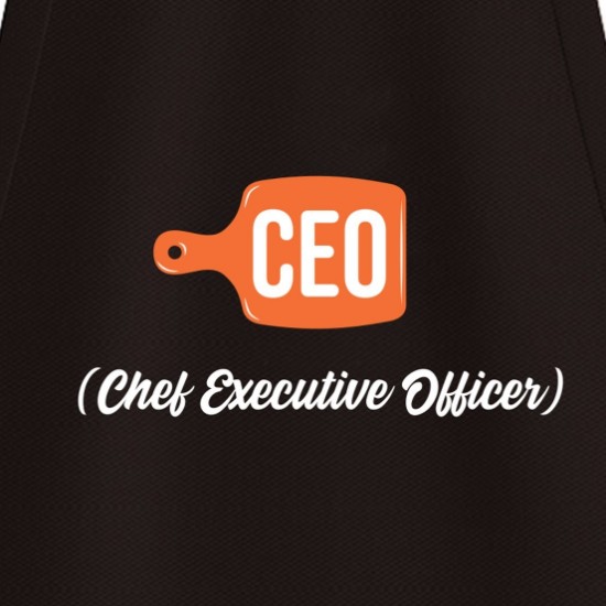 Virtuvės prijuostė "CEO (Chef Executive Officer)"