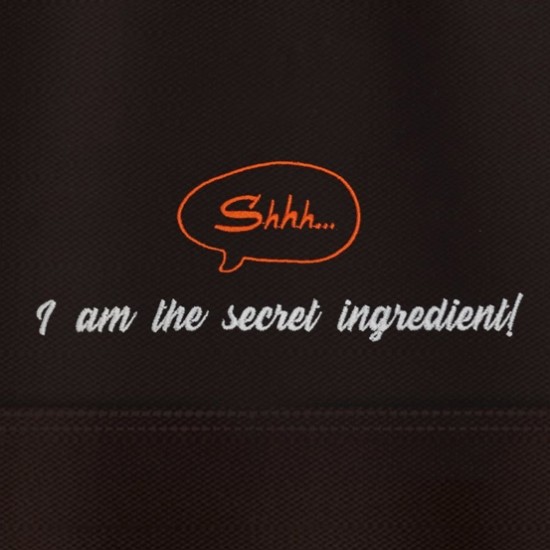 Køkkenforklæde "I am the secret ingredient"