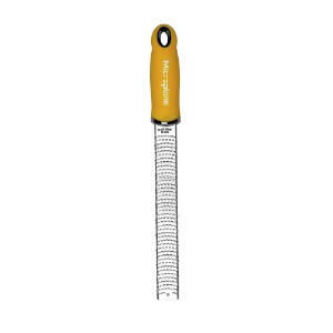 Grater, surgical stainless steel, 32.5 x 3cm, Mustard Yellow, Classic - Microplane