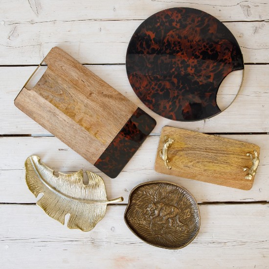 Πιατέλα σερβιρίσματος, ξύλο μάνγκο, 31,5 × 15 cm, "Artesa" - Kitchen Craft