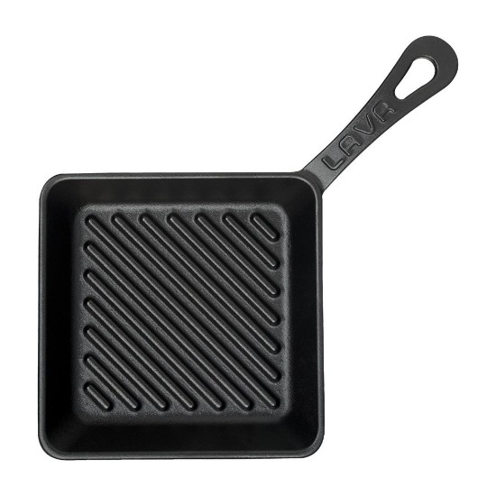 Cast iron grill pan, 16 x 16 cm - LAVA brand