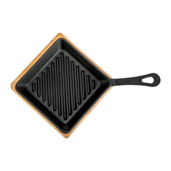 Grill pan set with serving support - LAVA