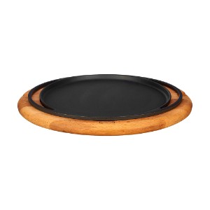 Pizza/pancake pan with wooden stand, 20 cm - LAVA