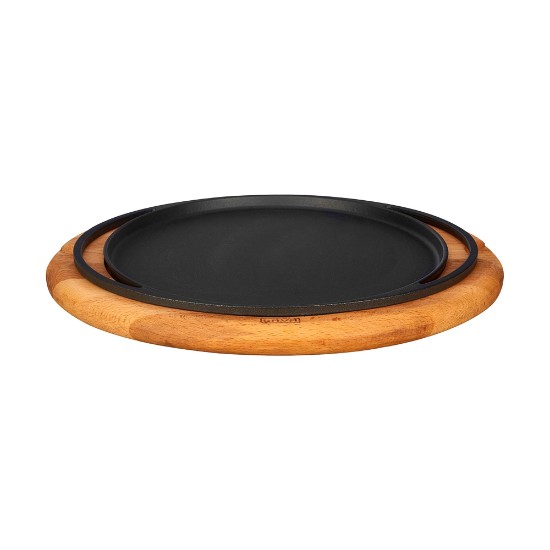 Форма для пиццы/блинов с деревянной подставкой, 20 см - LAVA